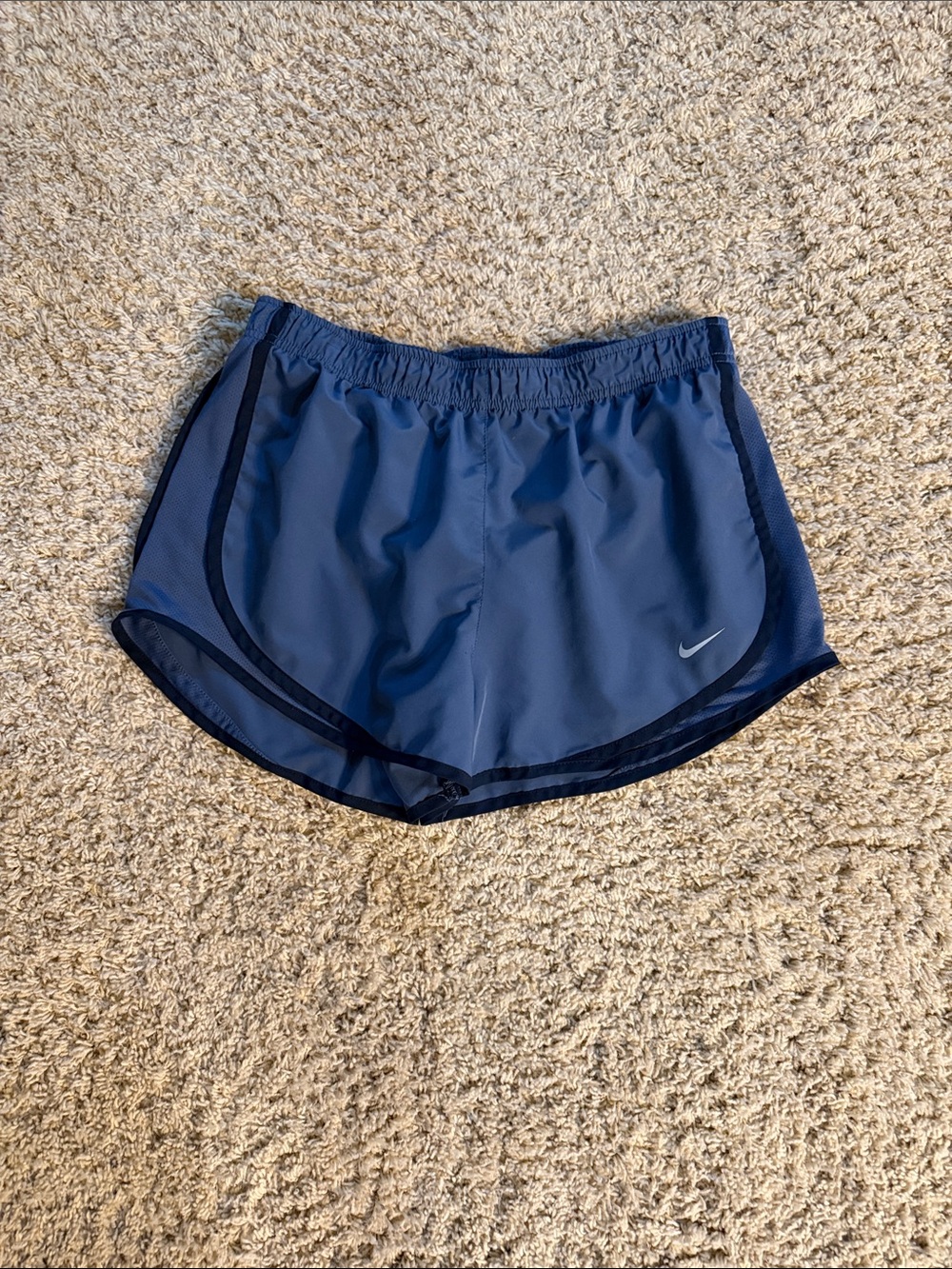Nike Women's Dark Blue Athletic Running Shorts